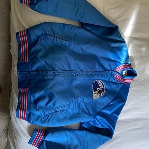 Vintage NY Giants Chalkline Bomber Jacket